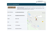 Tablet Screenshot of opakowaniacukiernicze.logistykawpolsce.pl